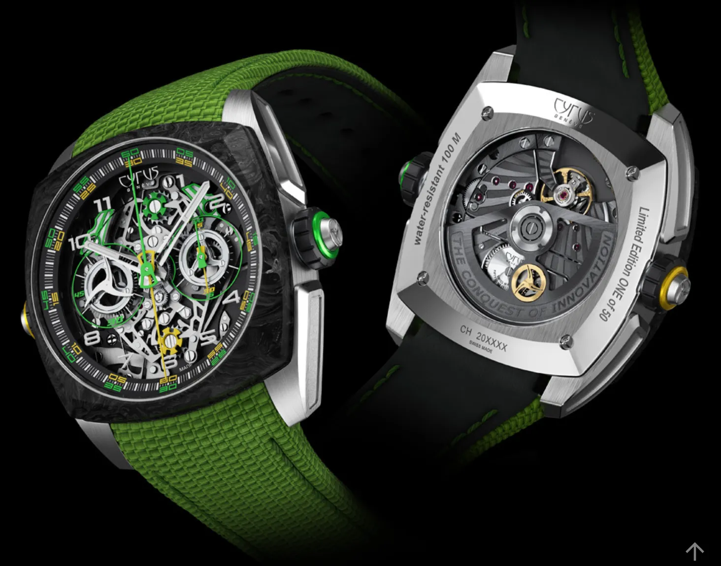 Cyrus Klepcys Dice Lime Carbon Limited Edition