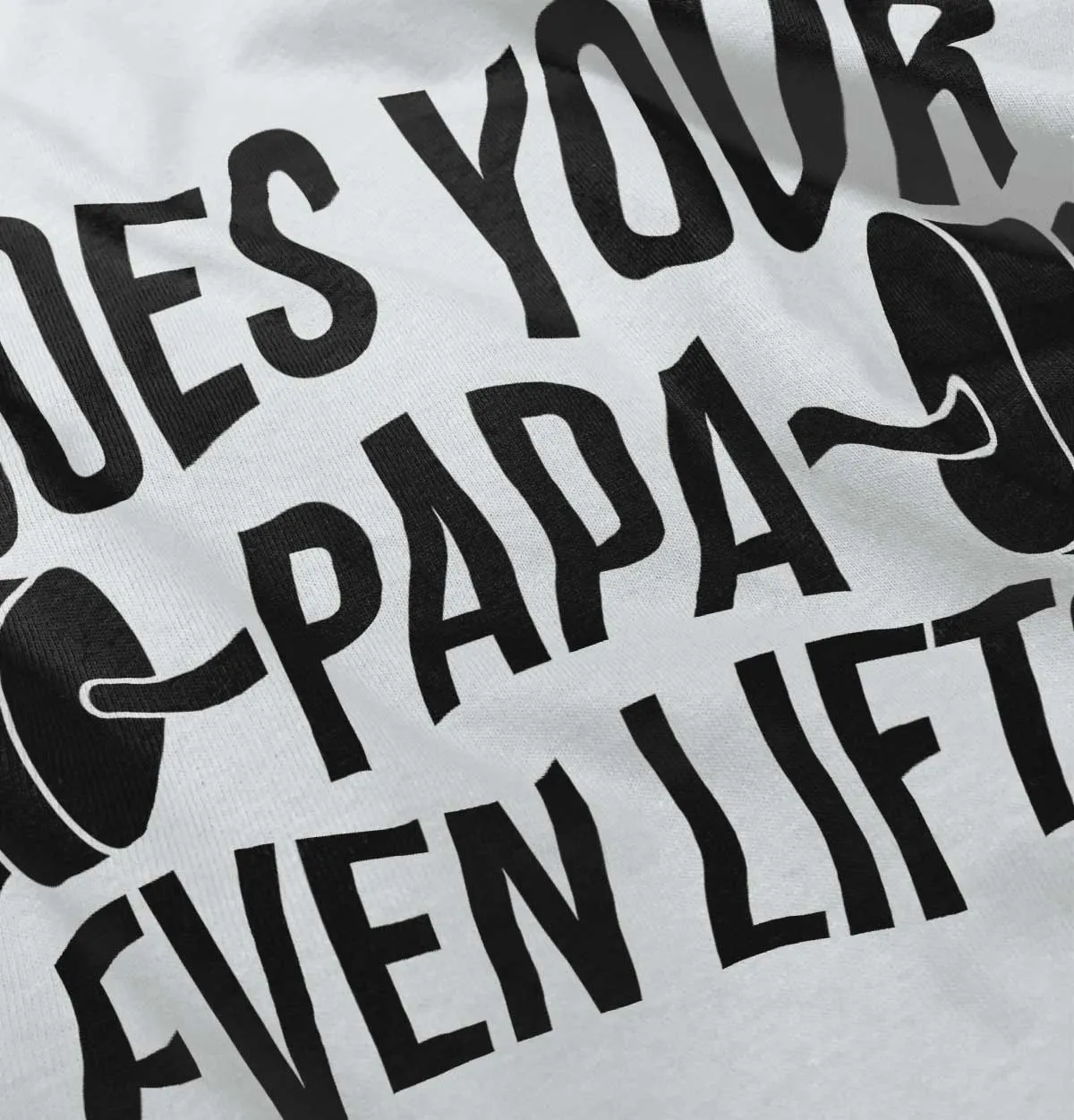 Does Your Papa Lift? Infant Baby Bib