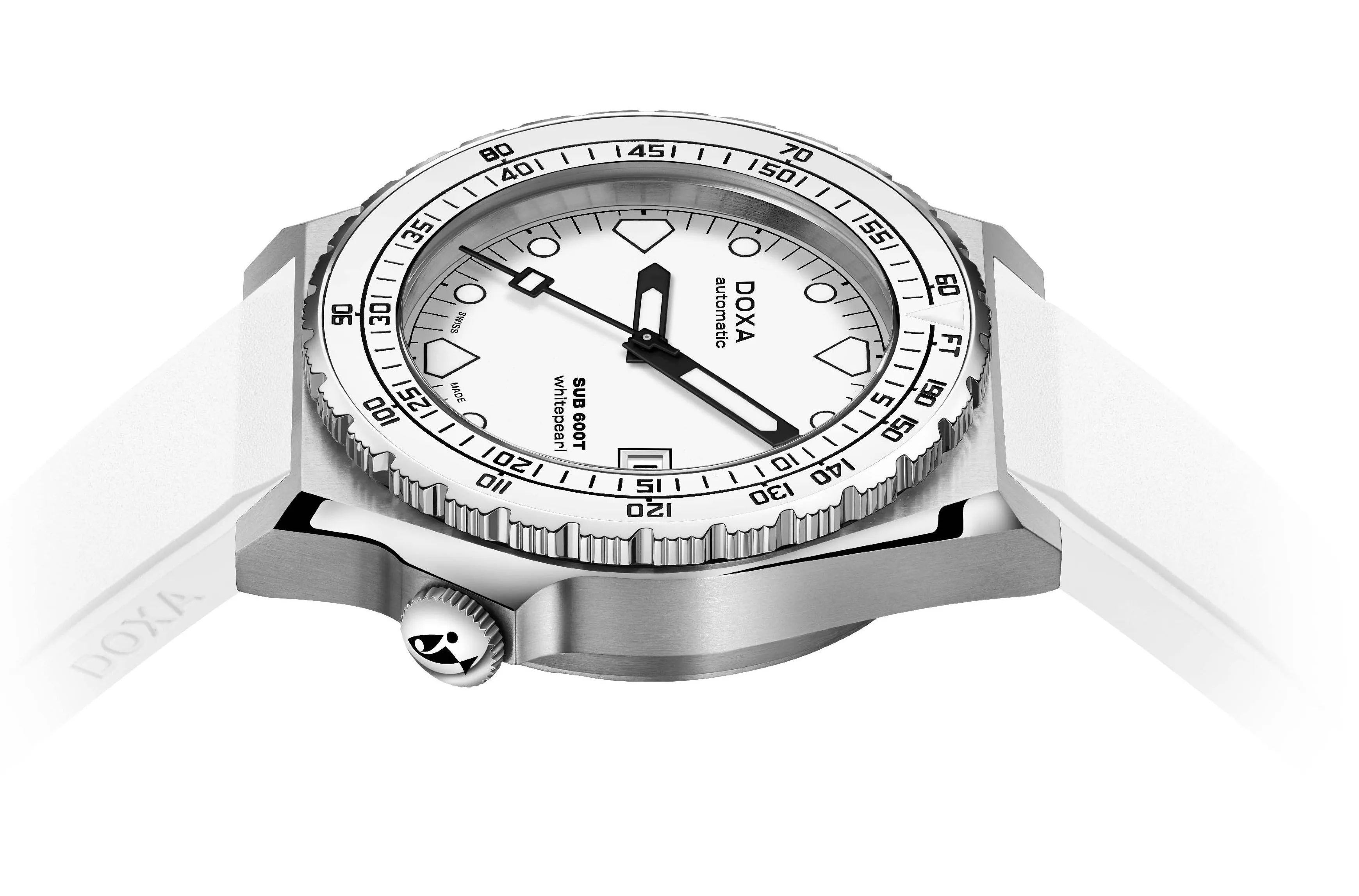 Doxa Watch SUB 600T Whitepearl Rubber