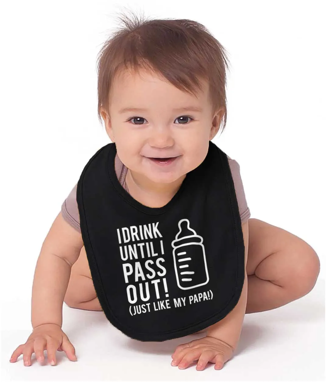 Drink Until I Pass Out Infant Baby Bib