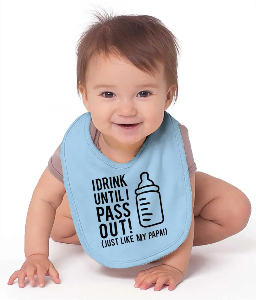 Drink Until I Pass Out Infant Baby Bib