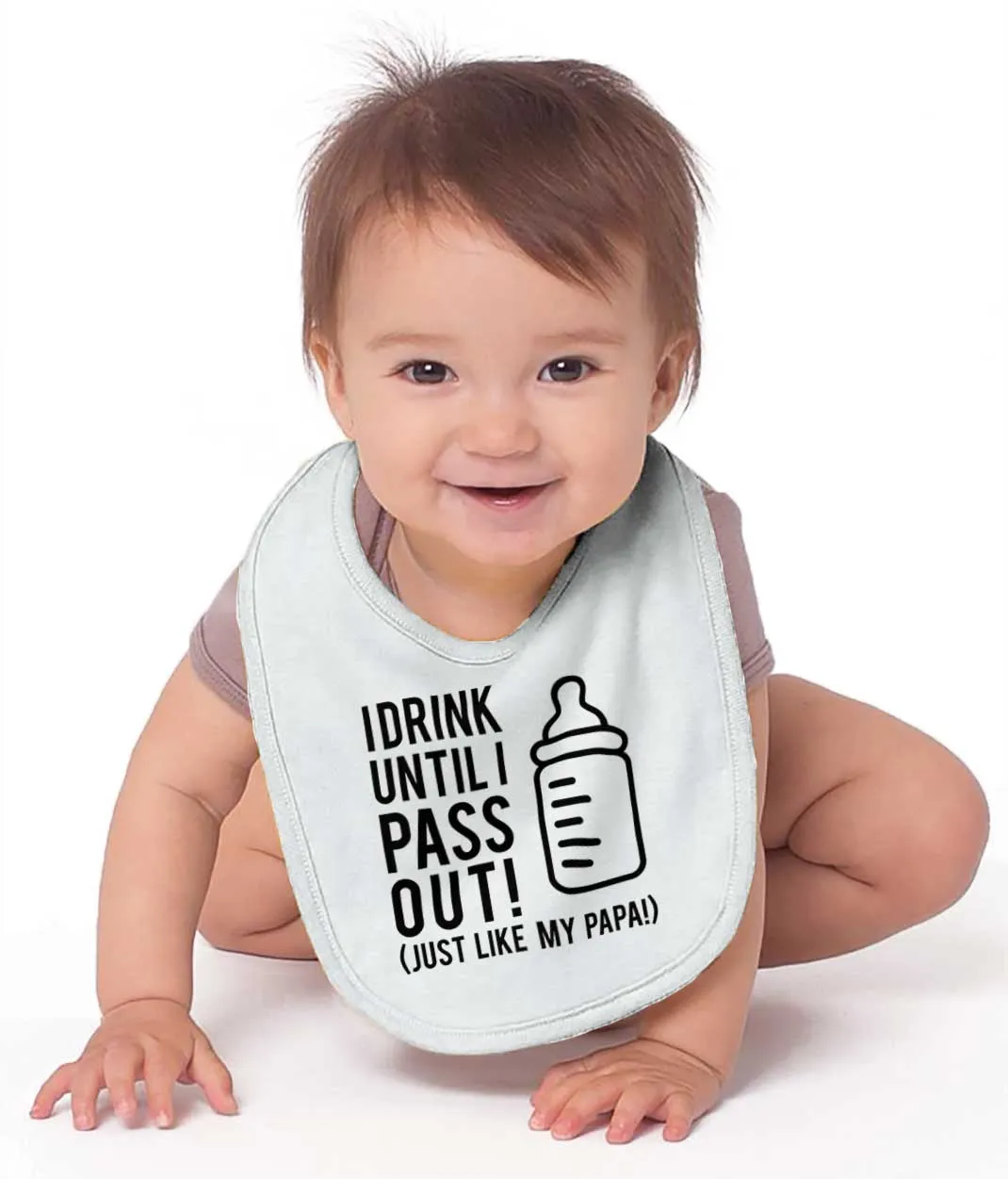 Drink Until I Pass Out Infant Baby Bib