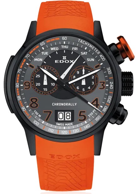 Edox Chronorally Chronograph 38001 TINNO3 NO3