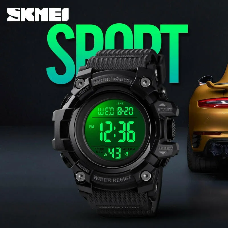 Fashion Men Sport Watch Luxury Watches Stopwatch Countdown Digital Watch 50Bar Waterproof Military Watch Clock For Mens