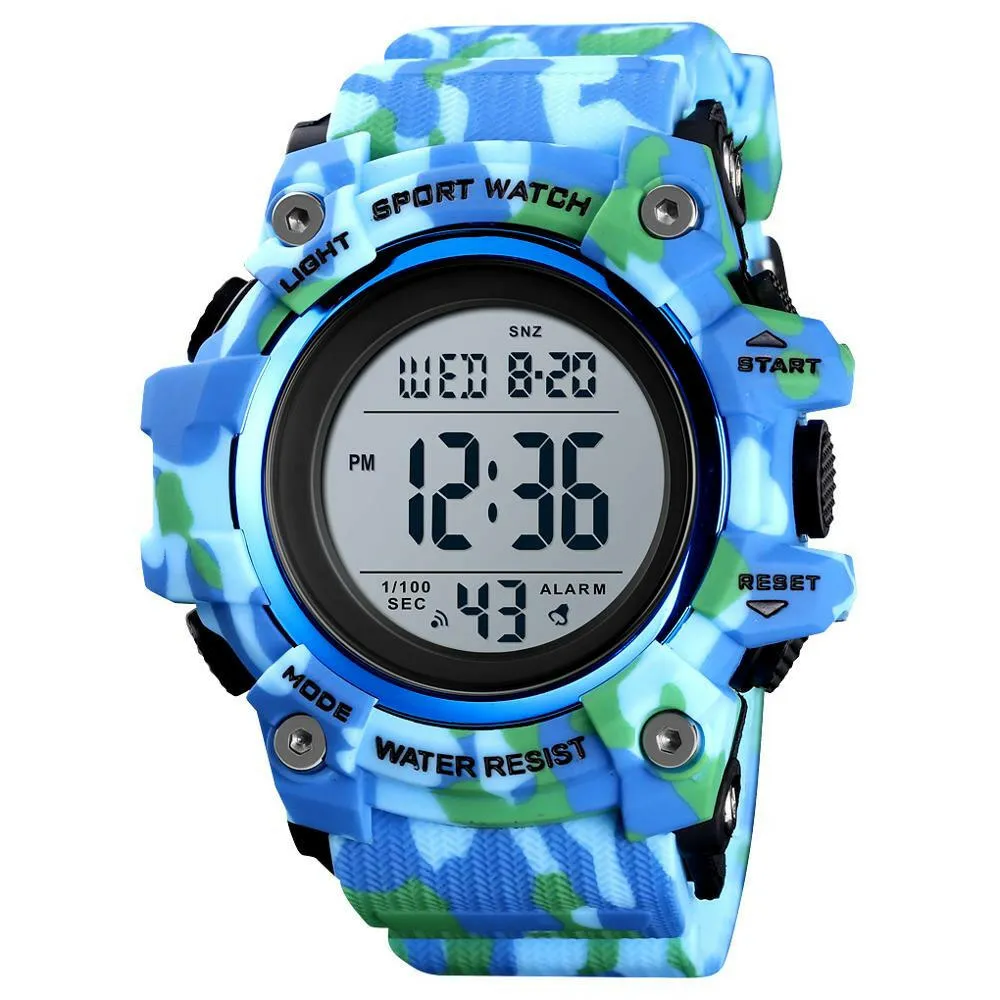 Fashion Men Sport Watch Luxury Watches Stopwatch Countdown Digital Watch 50Bar Waterproof Military Watch Clock For Mens