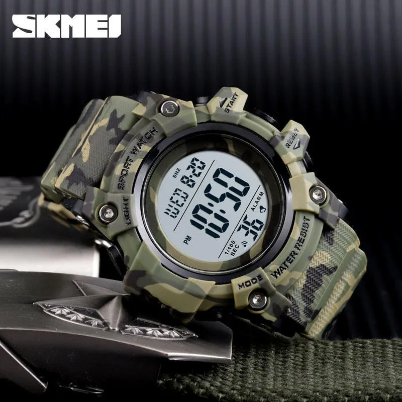 Fashion Men Sport Watch Luxury Watches Stopwatch Countdown Digital Watch 50Bar Waterproof Military Watch Clock For Mens