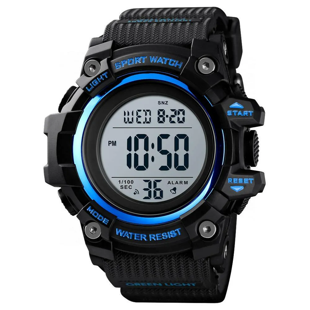 Fashion Men Sport Watch Luxury Watches Stopwatch Countdown Digital Watch 50Bar Waterproof Military Watch Clock For Mens