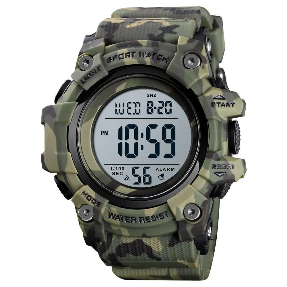 Fashion Men Sport Watch Luxury Watches Stopwatch Countdown Digital Watch 50Bar Waterproof Military Watch Clock For Mens