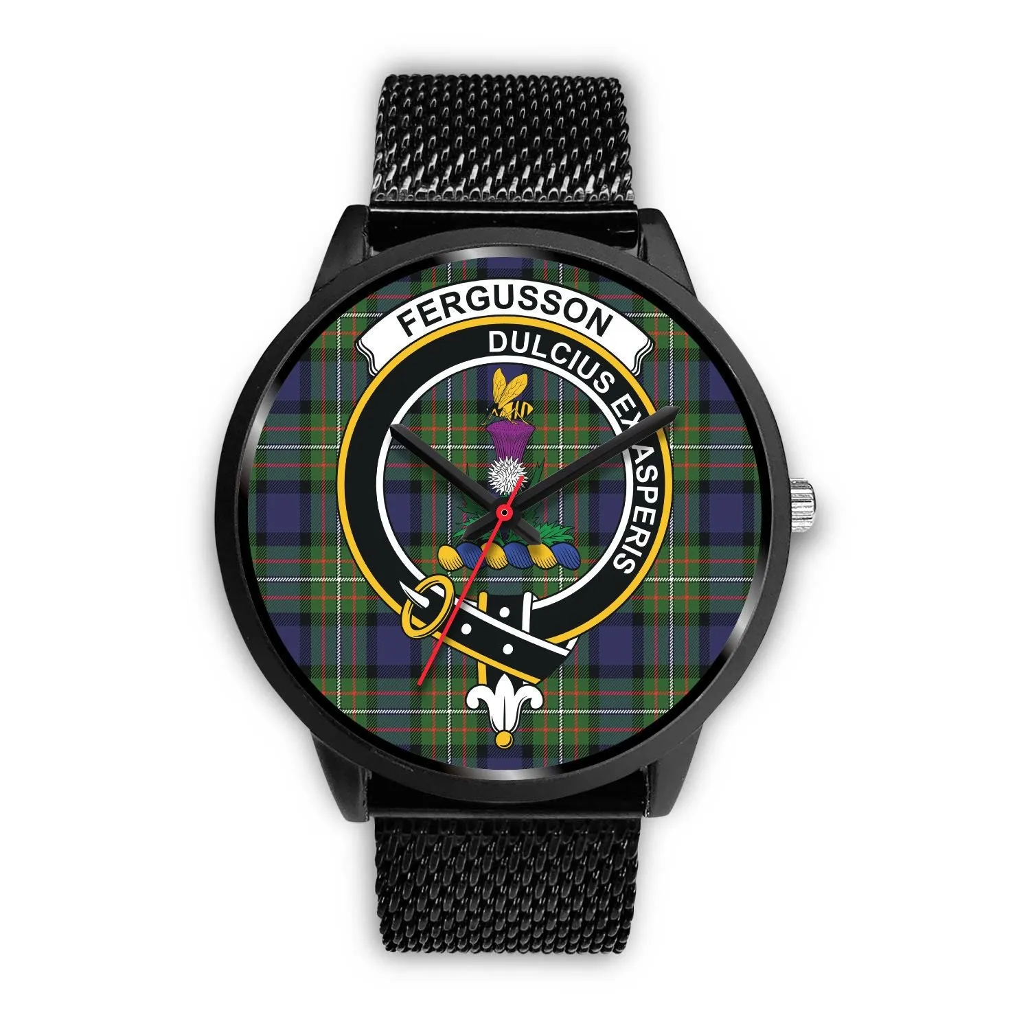 Fergusson Modern Clan Badge Tartan Black Watch