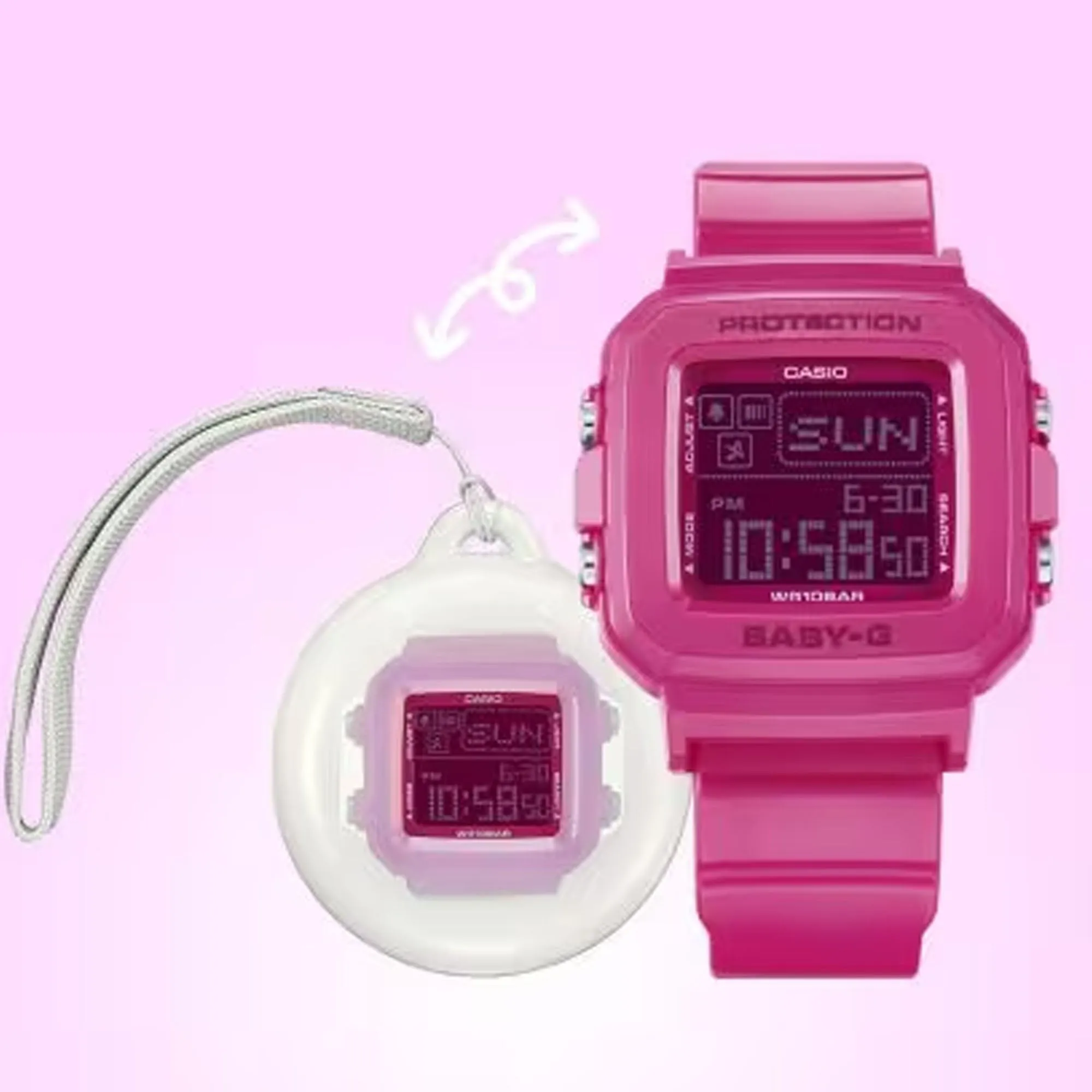 G-Shock GDG-010 Series Baby-G  Men's Watch - Pink