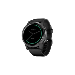 Garmin Vivoactive 4 GPS Fitness Smartwatch, Grey with Black Band