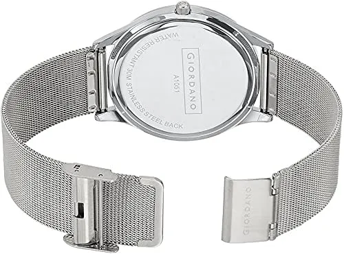 Giordano Analog Wrist Watch for Man with Color Variant |Classy Wired Mesh Band - A1051