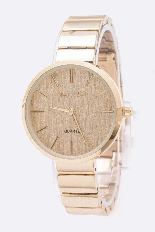 Glitter Dial Classic Bracelet Watch