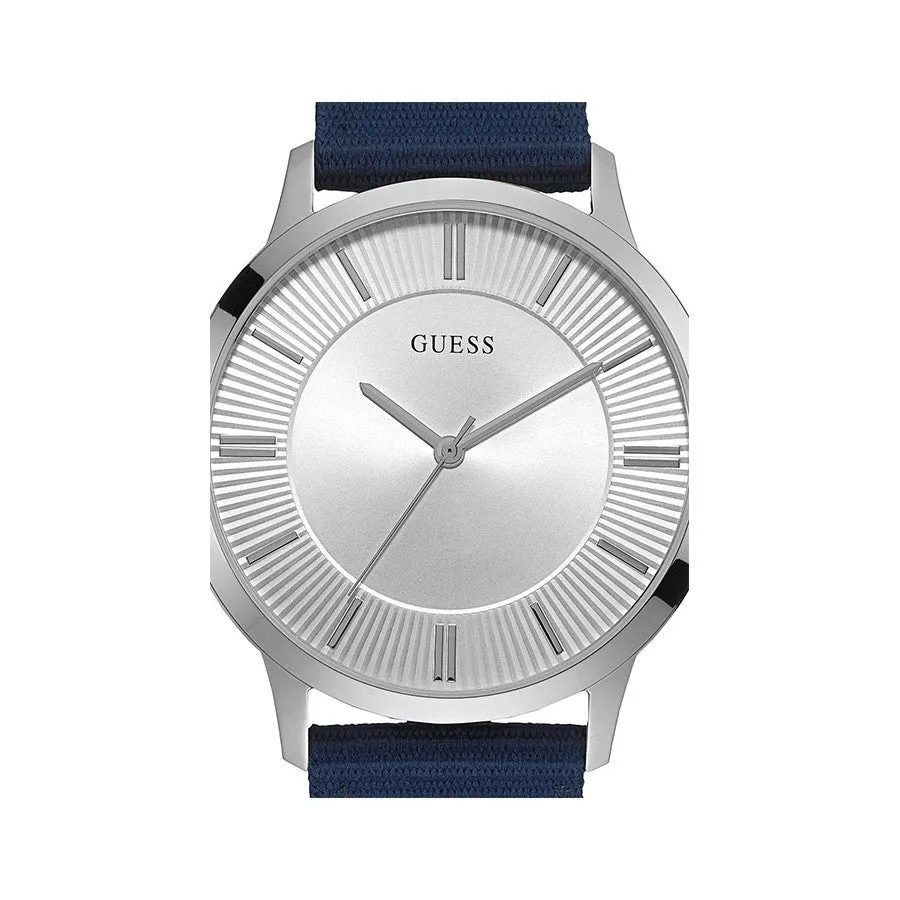 Guess Mens Blue Analog Watch - W0795G4