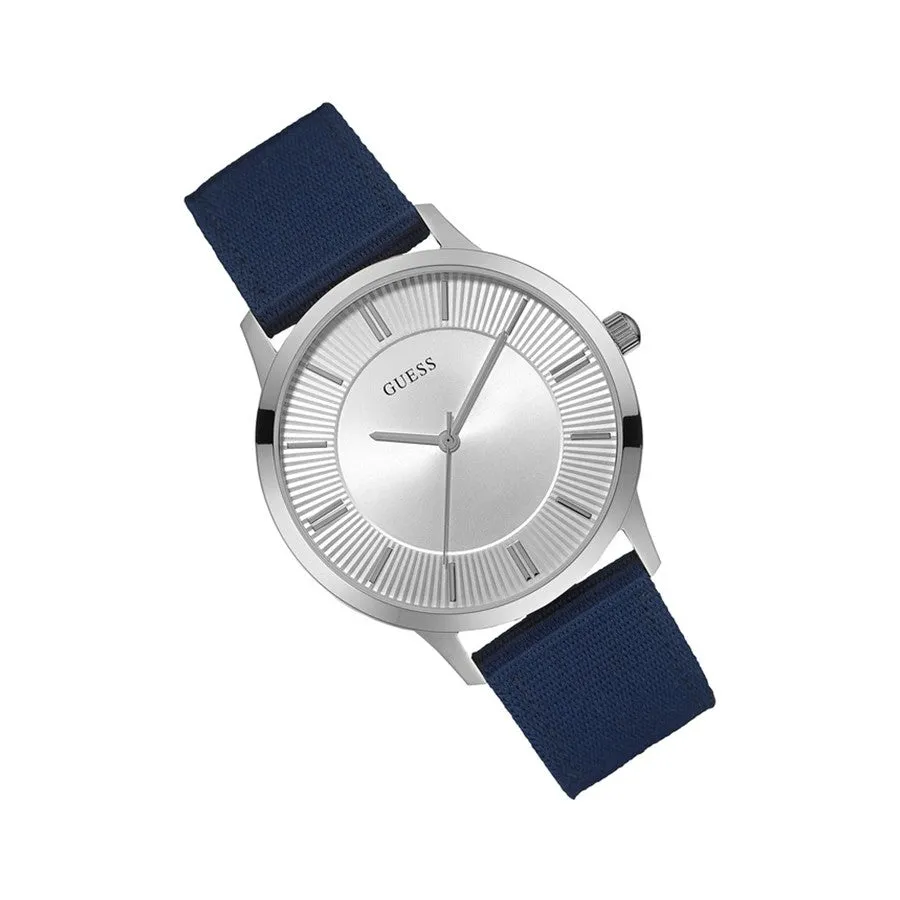 Guess Mens Blue Analog Watch - W0795G4