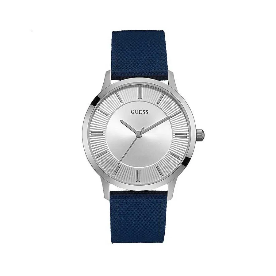 Guess Mens Blue Analog Watch - W0795G4