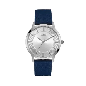 Guess Mens Blue Analog Watch - W0795G4
