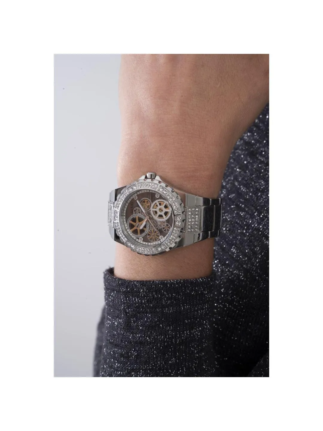 Guess Silver Dial Women Analog Watch - GW0302L1