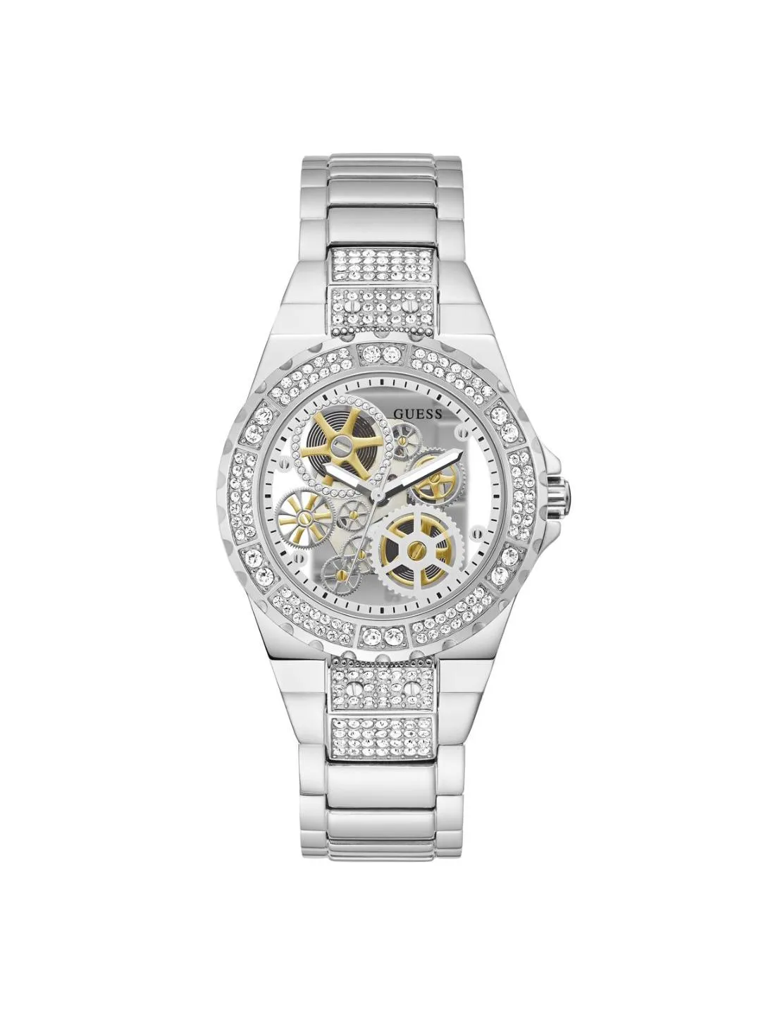 Guess Silver Dial Women Analog Watch - GW0302L1