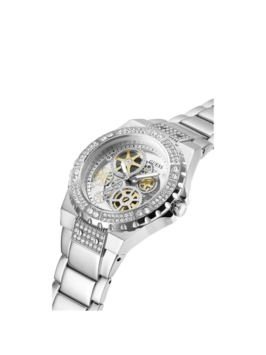 Guess Silver Dial Women Analog Watch - GW0302L1