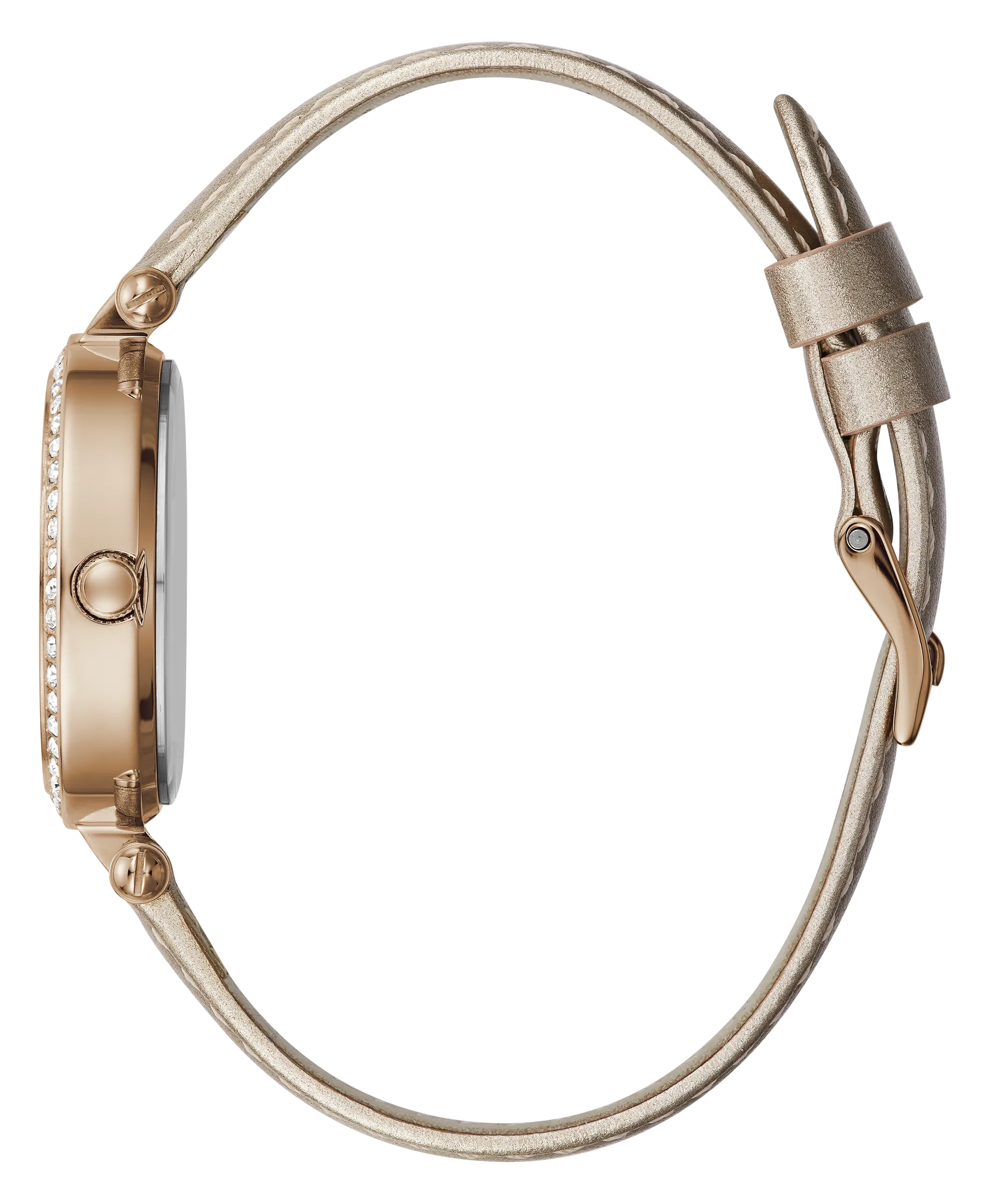 Guess Women White Dial Analog Watch - GW0116L1