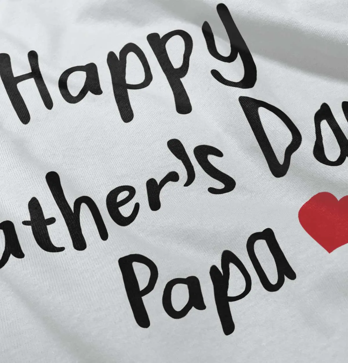Happy Fathers Day Papa Infant Baby Bib