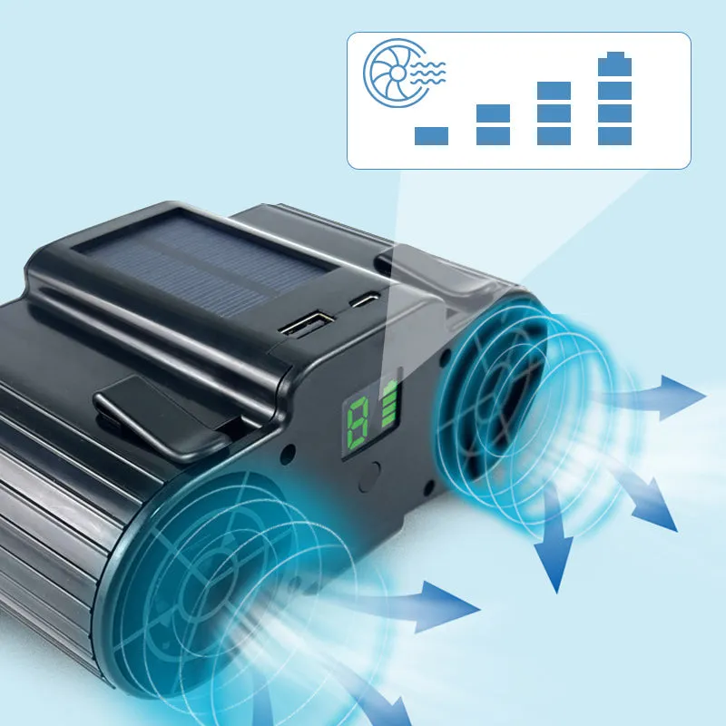 Hot saleSolar-Powered Waist Fan