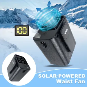 Hot saleSolar-Powered Waist Fan