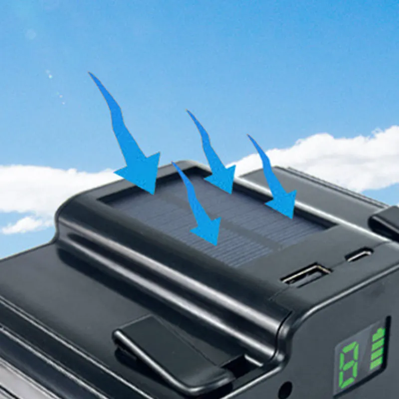 Hot saleSolar-Powered Waist Fan
