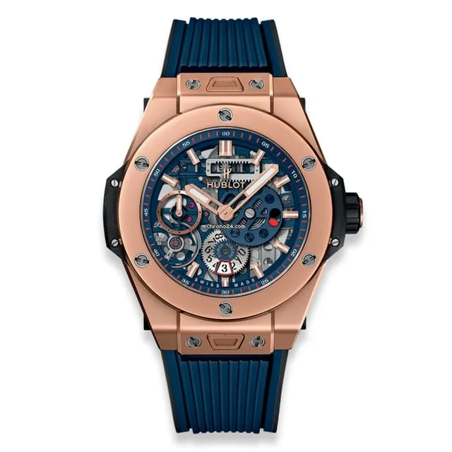 Hublot Big Bang Meca-10 King Gold Blue Men's Watch