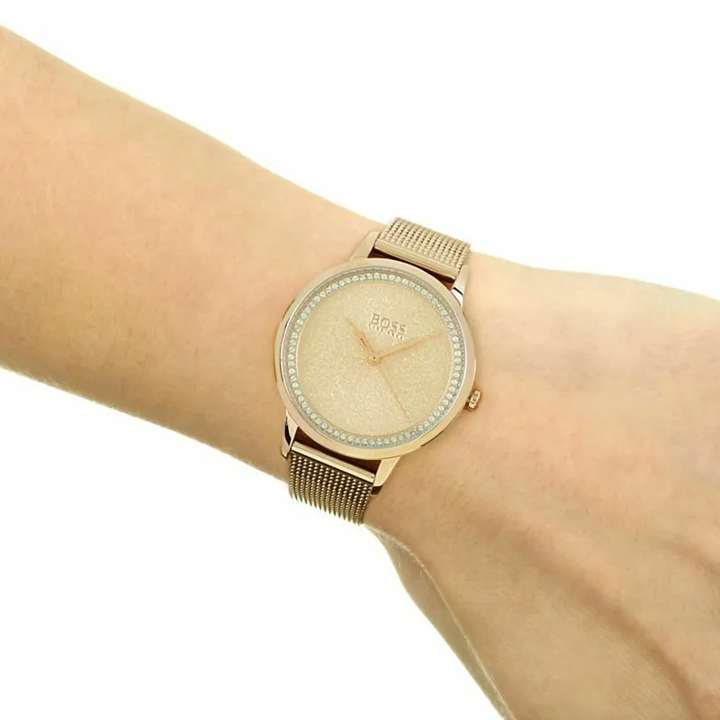 Hugo Boss Classic Gold Dial Ladies Watch 1502464