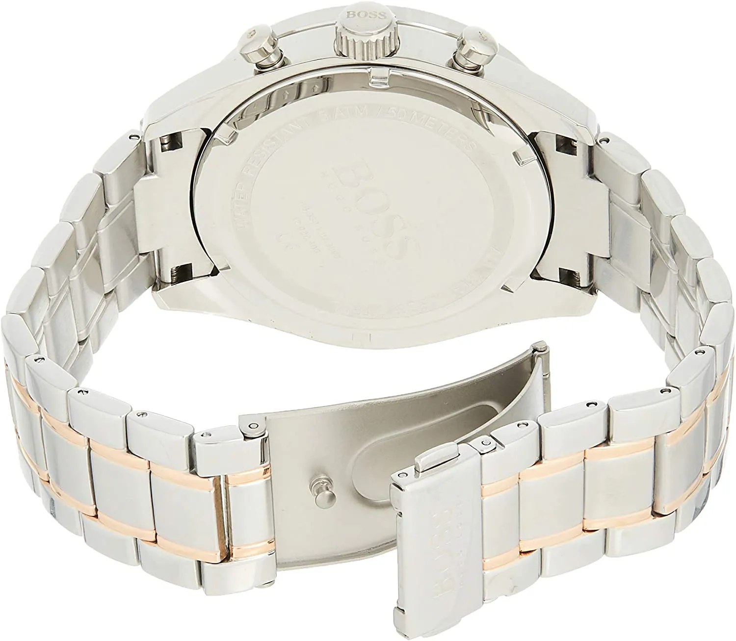 Hugo Boss Mens Chronograph Quartz Watch with Stainless Steel Strap 1513634