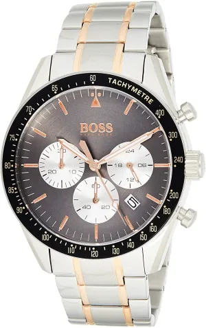 Hugo Boss Mens Chronograph Quartz Watch with Stainless Steel Strap 1513634