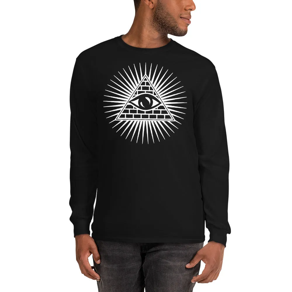 Illuminati All Seeing Psychic Eye Long Sleeve Shirt