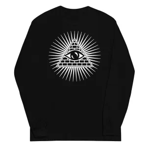 Illuminati All Seeing Psychic Eye Long Sleeve Shirt