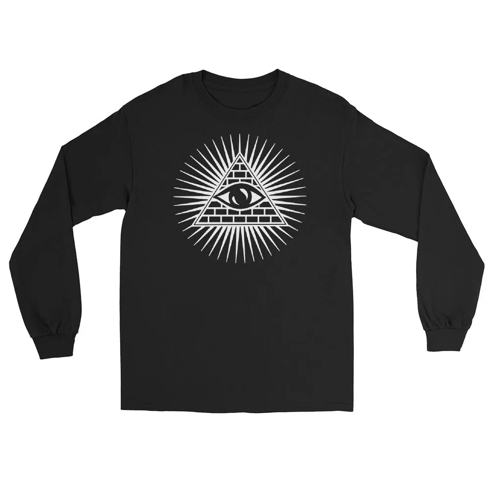 Illuminati All Seeing Psychic Eye Long Sleeve Shirt