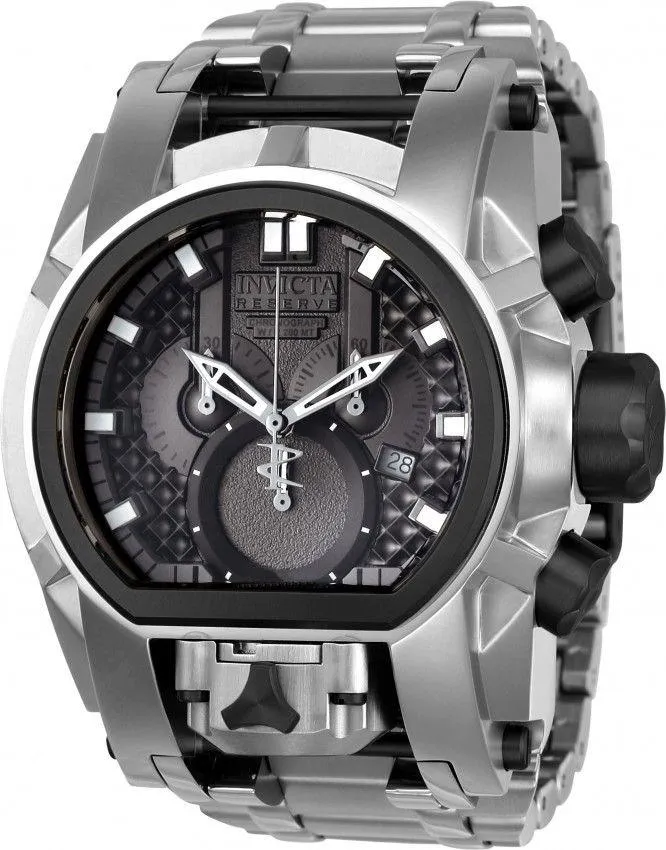 Invicta Reserve 52mm Bolt Zeus Magnum Swiss Movt Quartz Dual Movement 20110