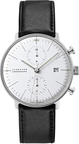 Junghans Men's 27/4600.02 Max Bill Chronoscope Watch