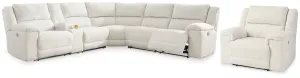 Keensburg 3-Piece Sectional with Recliner in Linen