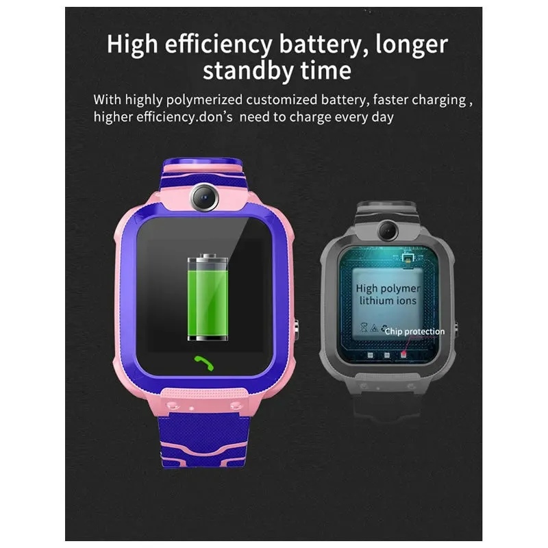 Kids Gps Smart Watch Pink