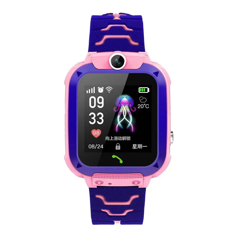 Kids Gps Smart Watch Pink
