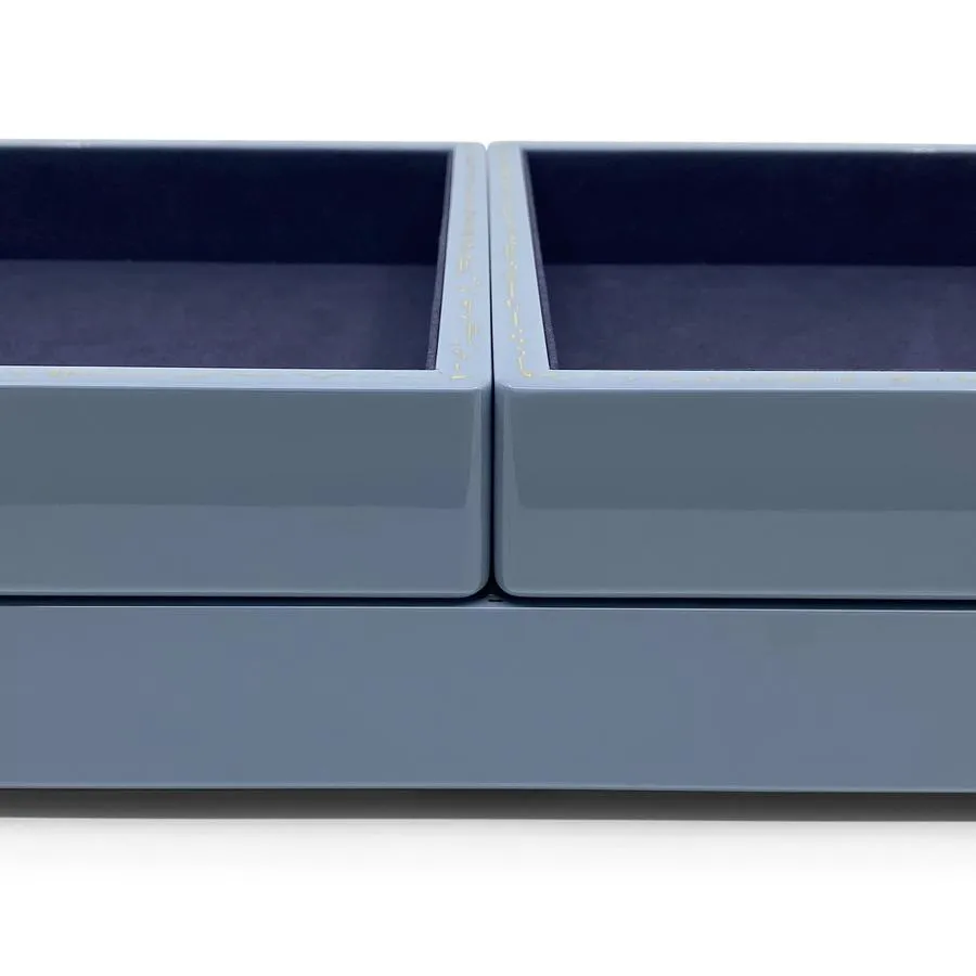 Large Evening Blue Valet Tray