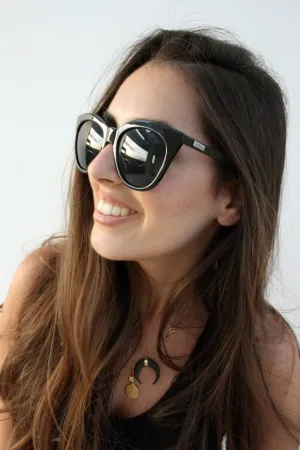 Le Specs Sunglasses - Halfmoon Magic Black