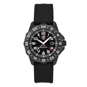 Luminox Men's F-117 Nighthawk 6440 Series Black Kevlar Strap Black Analog Dial Quartz Watch - XA.6441