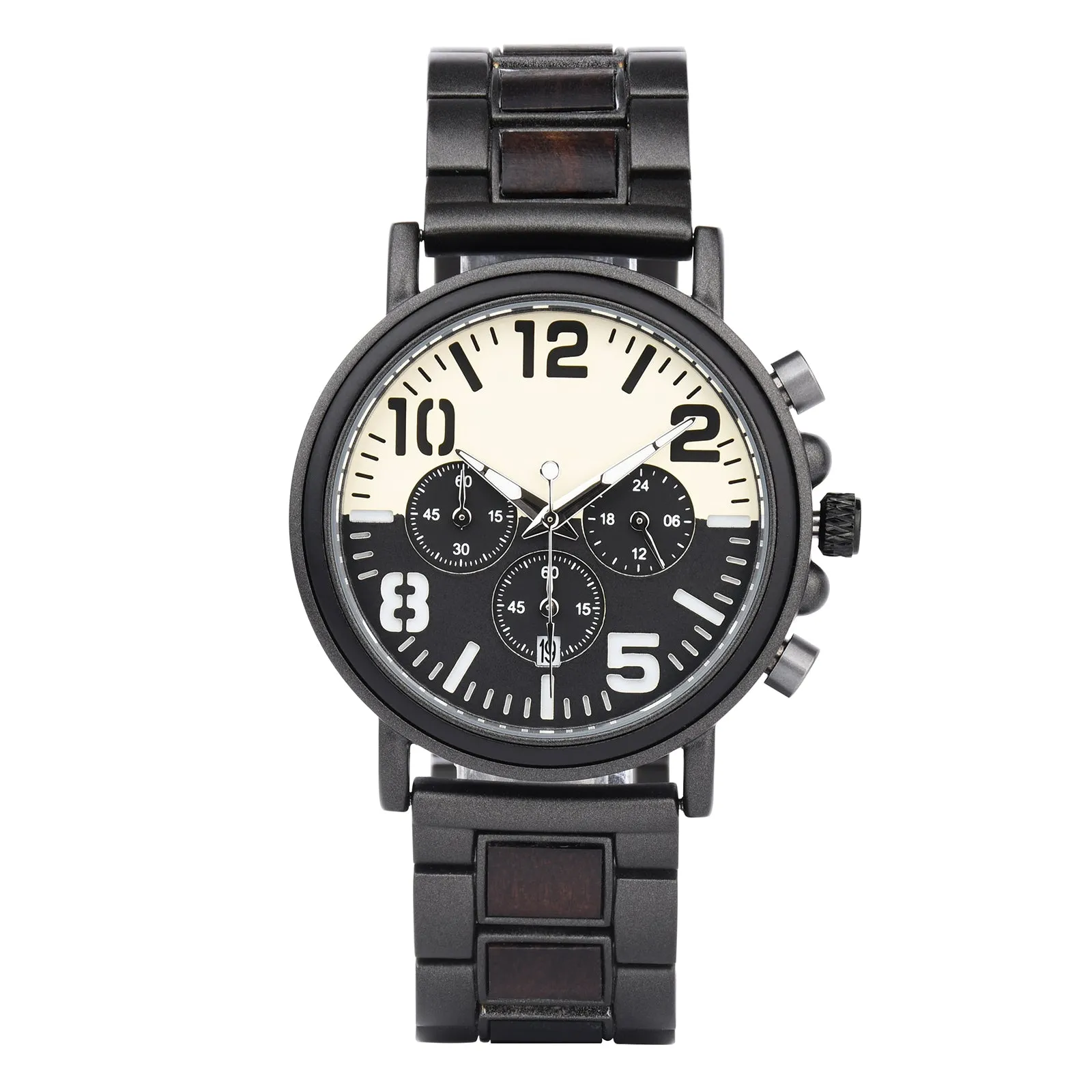 Magellan - Gun Steel & Ebony Chronograph
