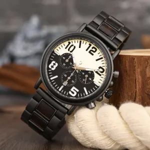Magellan - Gun Steel & Ebony Chronograph