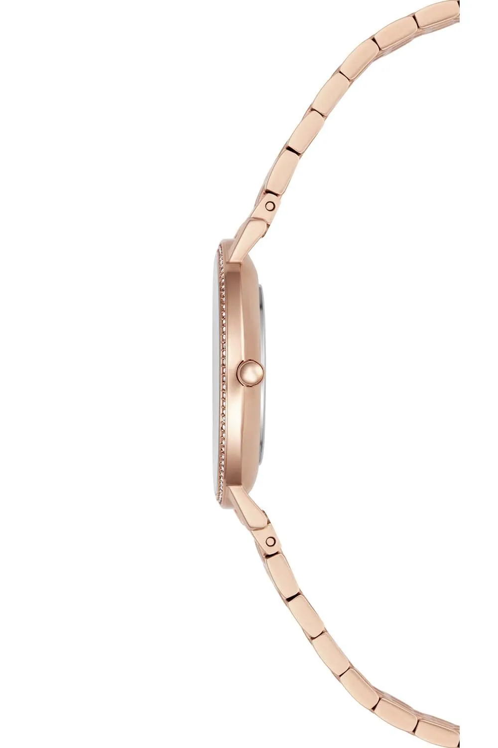 Major Carnation Gold Tone Bracelet Watch, 35MM