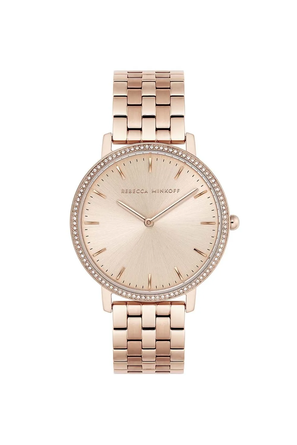 Major Carnation Gold Tone Bracelet Watch, 35MM
