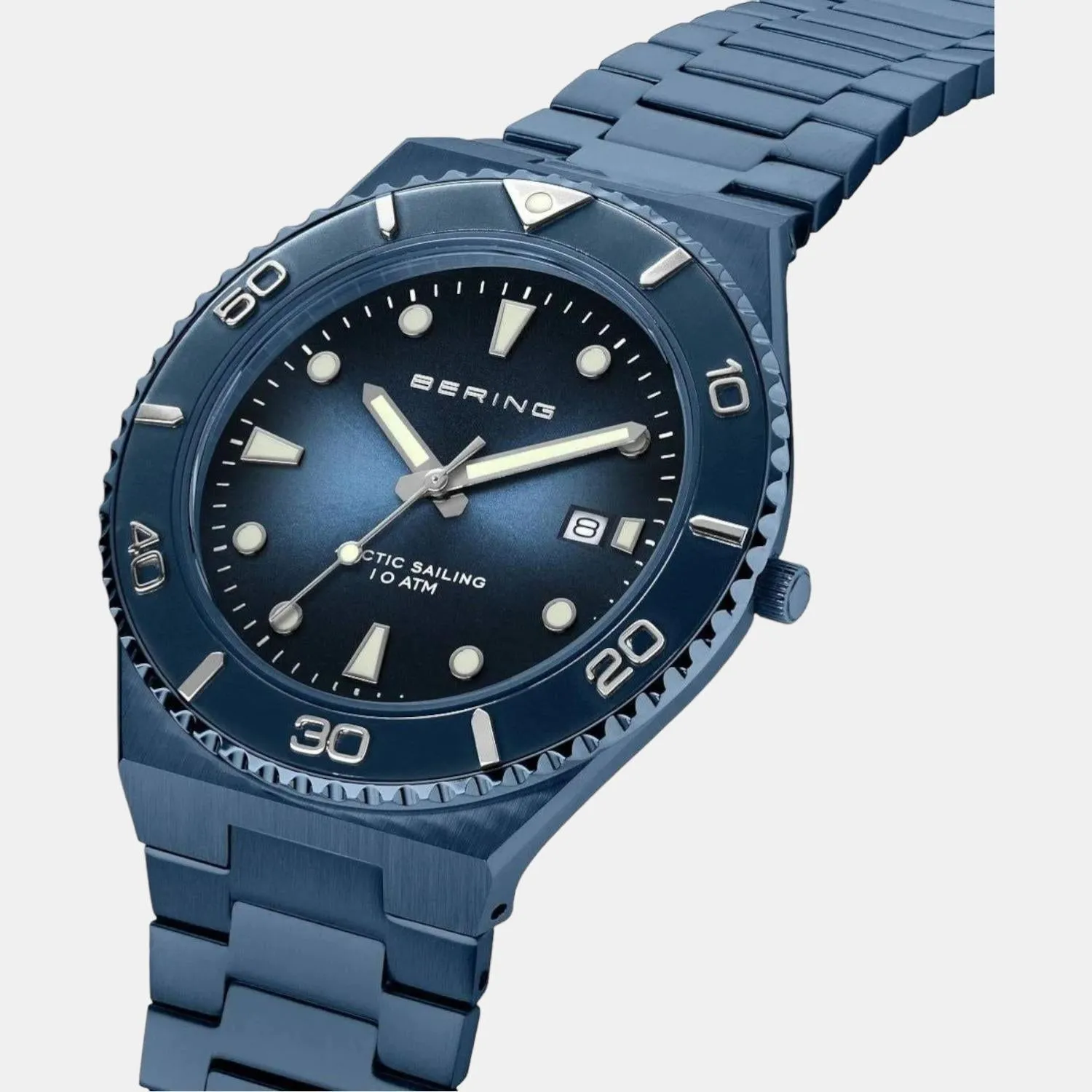 Men's Blue Analog Stainless Steel Watch 18940-797