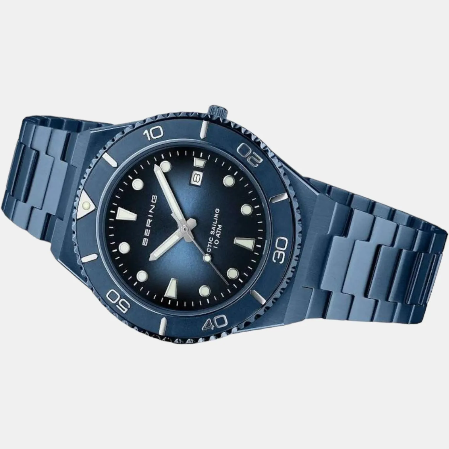 Men's Blue Analog Stainless Steel Watch 18940-797